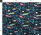 Dreams Celestial Galaxy Moon Stars Clouds Custom Printed Fabric by Spoonflower Various Fabrics by the Yard or Fat Quarter